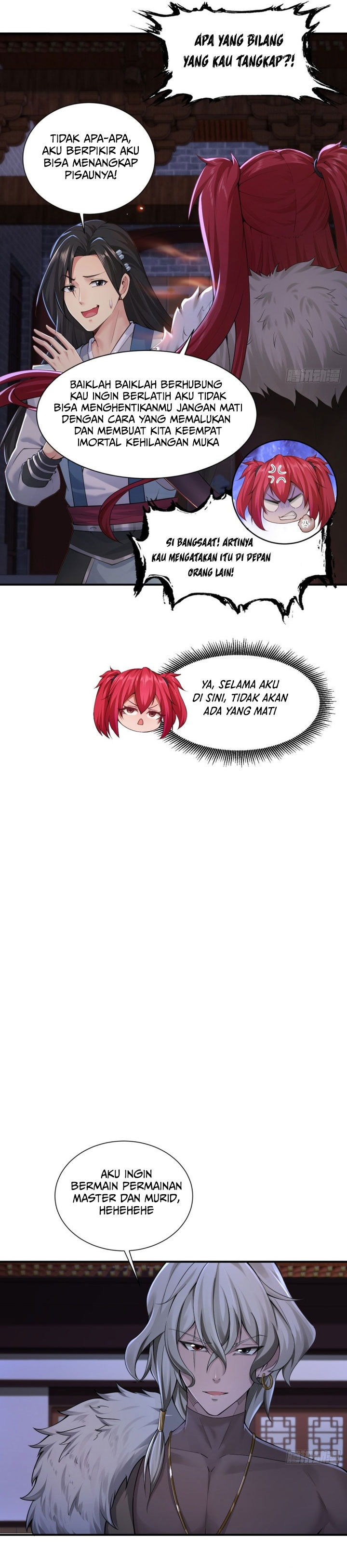 The Start of a Stunning and Feisty Master: A System with Ten Pounds of Rebellion Chapter 32 Bahasa Indonesia