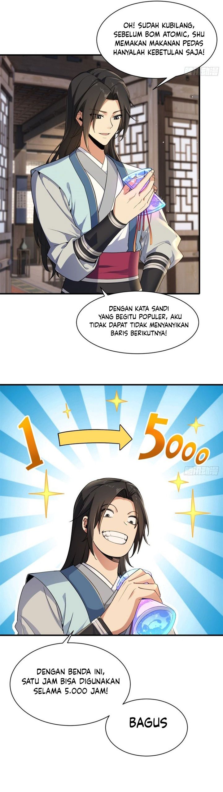 The Start of a Stunning and Feisty Master: A System with Ten Pounds of Rebellion Chapter 44 Bahasa Indonesia