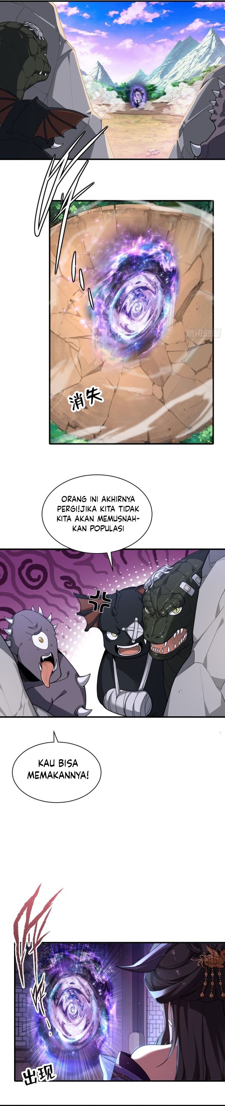The Start of a Stunning and Feisty Master: A System with Ten Pounds of Rebellion Chapter 44 Bahasa Indonesia