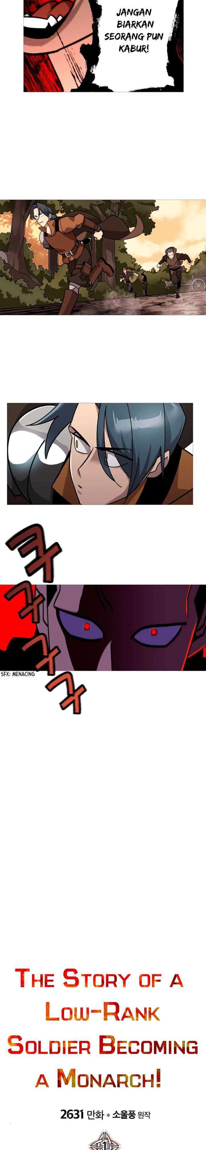 The Story of a Low-Rank Soldier Becoming a Monarch Chapter 01 Bahasa Indonesia