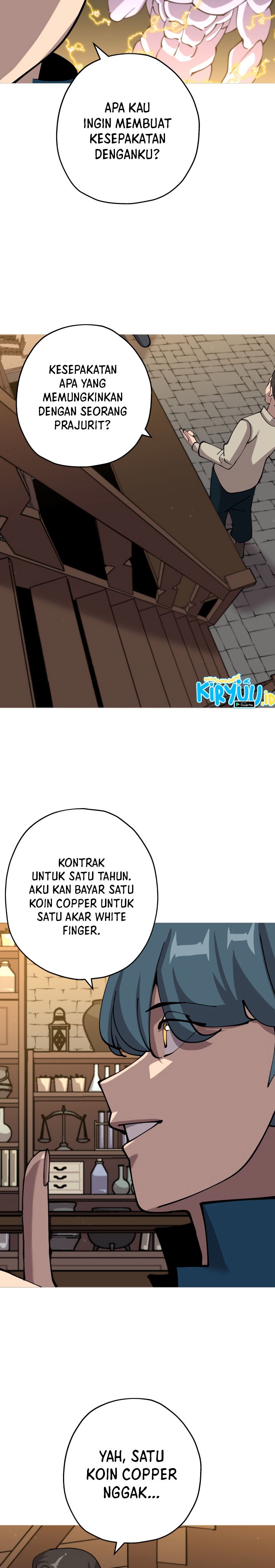 The Story of a Low-Rank Soldier Becoming a Monarch Chapter 21 Bahasa Indonesia