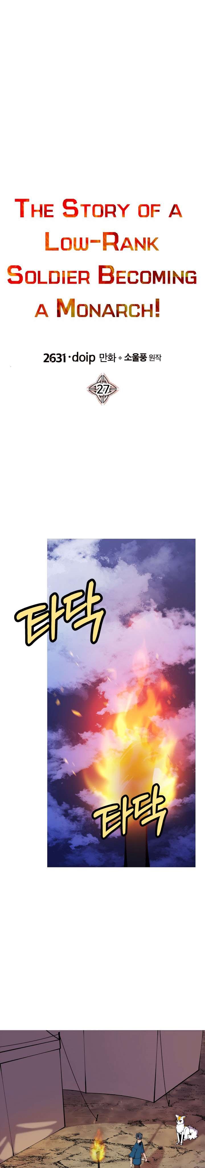 The Story of a Low-Rank Soldier Becoming a Monarch Chapter 27 Bahasa Indonesia