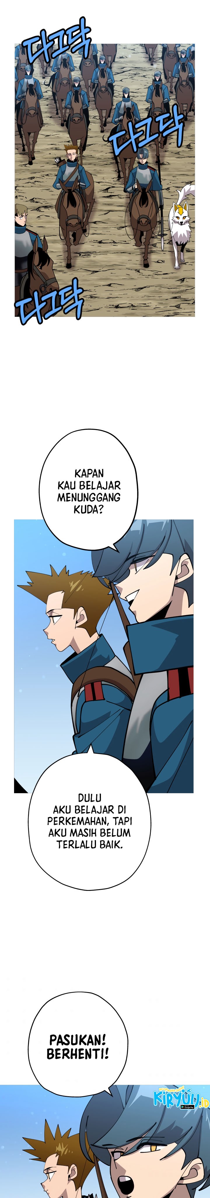 The Story of a Low-Rank Soldier Becoming a Monarch Chapter 38 Bahasa Indonesia
