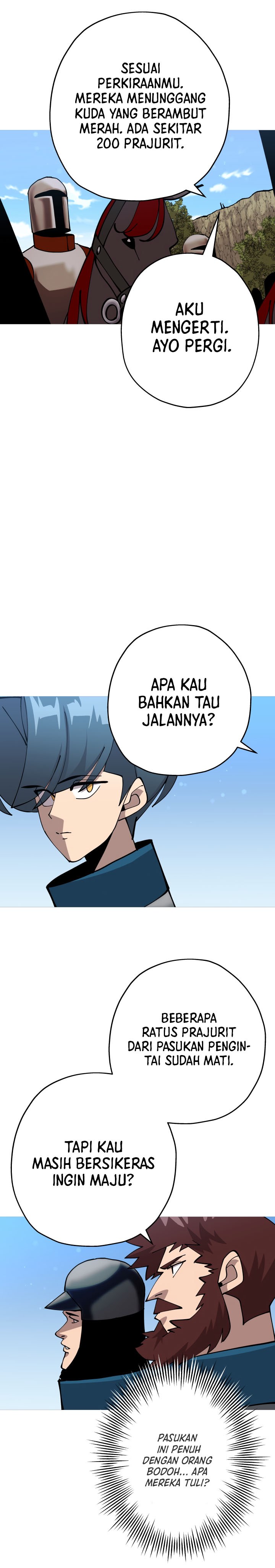 The Story of a Low-Rank Soldier Becoming a Monarch Chapter 38 Bahasa Indonesia