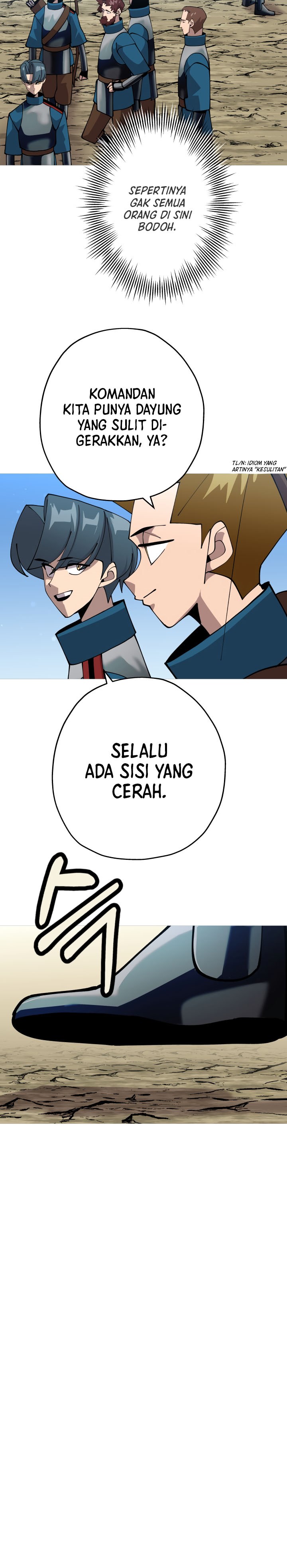 The Story of a Low-Rank Soldier Becoming a Monarch Chapter 38 Bahasa Indonesia