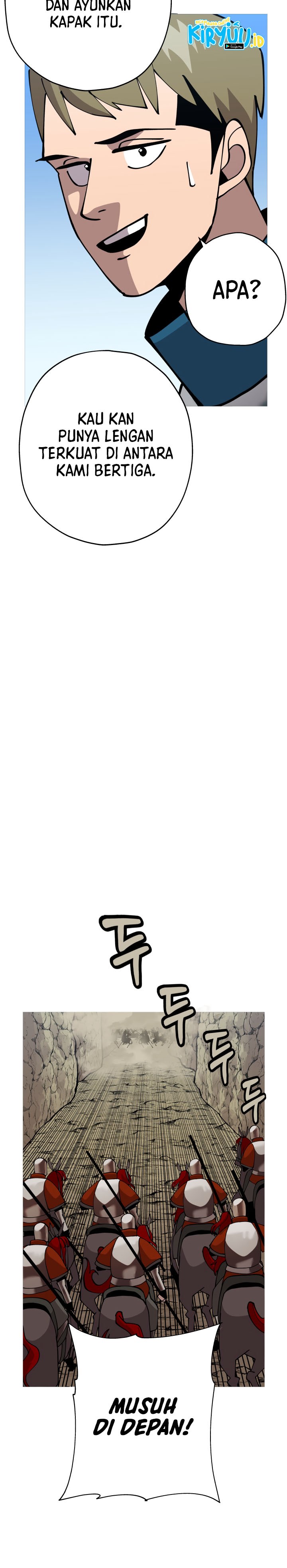 The Story of a Low-Rank Soldier Becoming a Monarch Chapter 38 Bahasa Indonesia