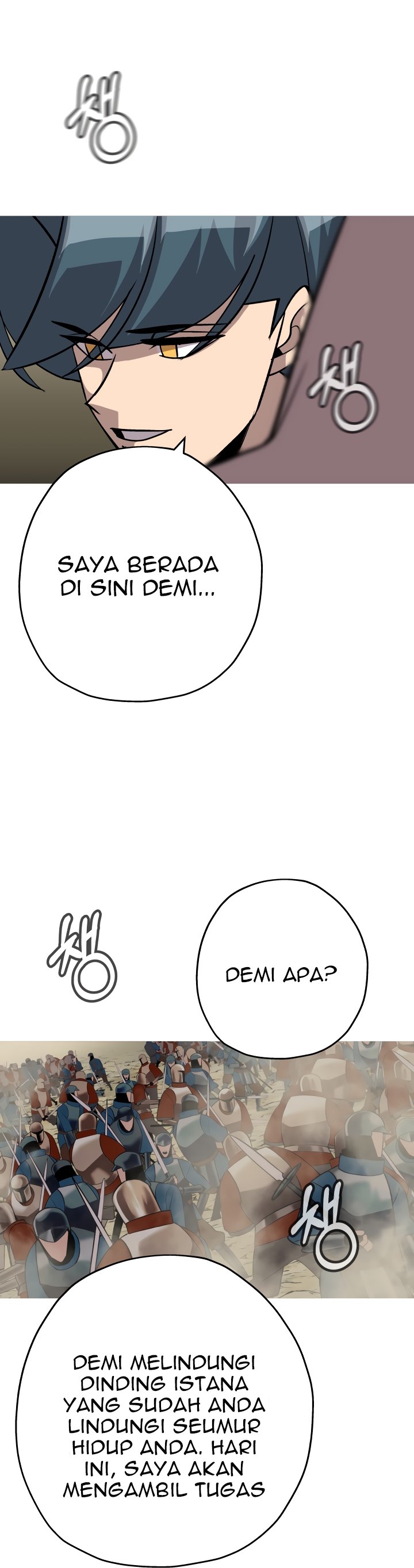 The Story of a Low-Rank Soldier Becoming a Monarch Chapter 49 Bahasa Indonesia