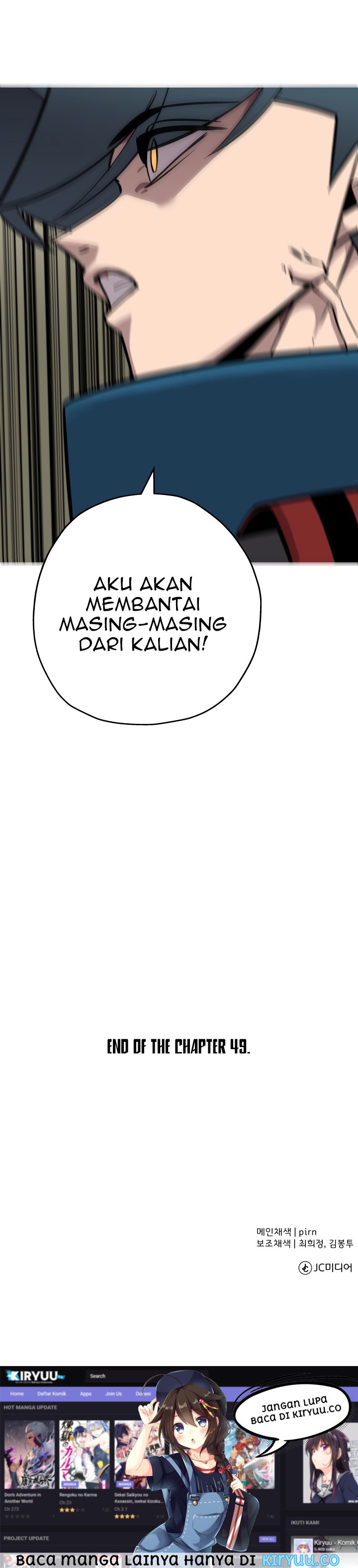 The Story of a Low-Rank Soldier Becoming a Monarch Chapter 49 Bahasa Indonesia