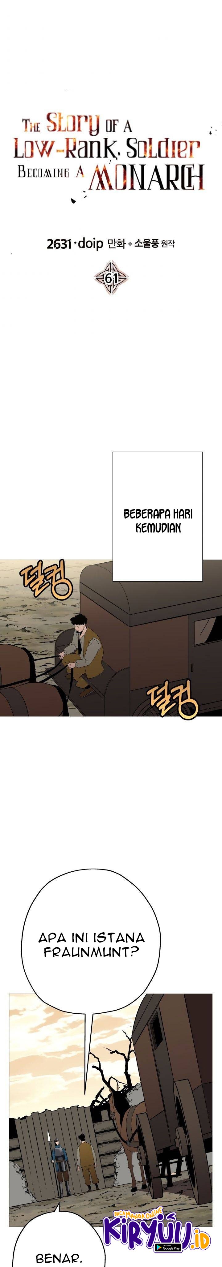 The Story of a Low-Rank Soldier Becoming a Monarch chapter 61