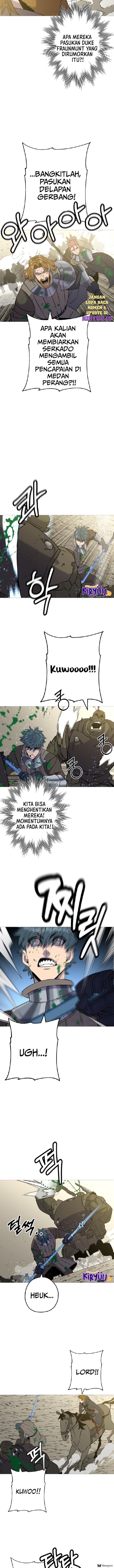 The Story of a Low-Rank Soldier Becoming a Monarch Chapter 107 Bahasa Indonesia