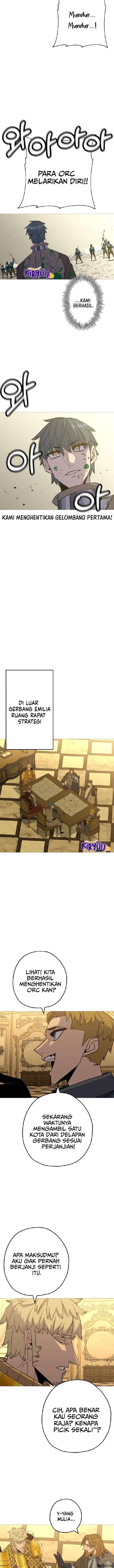 The Story of a Low-Rank Soldier Becoming a Monarch Chapter 107 Bahasa Indonesia