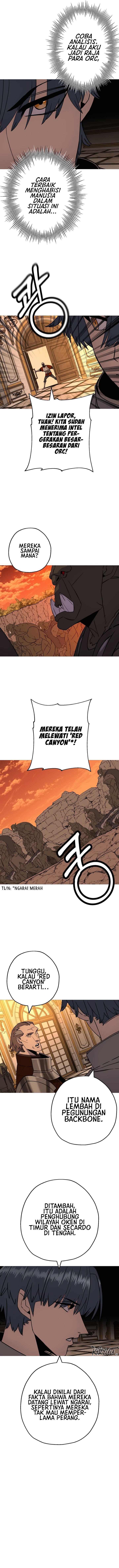 The Story of a Low-Rank Soldier Becoming a Monarch Chapter 115 Bahasa Indonesia