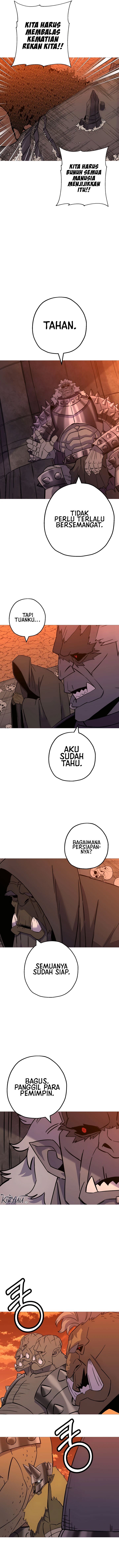 The Story of a Low-Rank Soldier Becoming a Monarch Chapter 115 Bahasa Indonesia