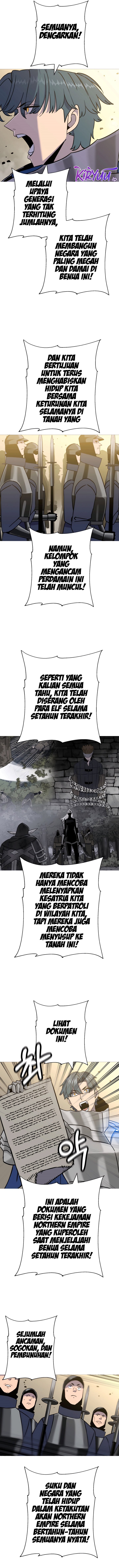 The Story of a Low-Rank Soldier Becoming a Monarch Chapter 129 Bahasa Indonesia