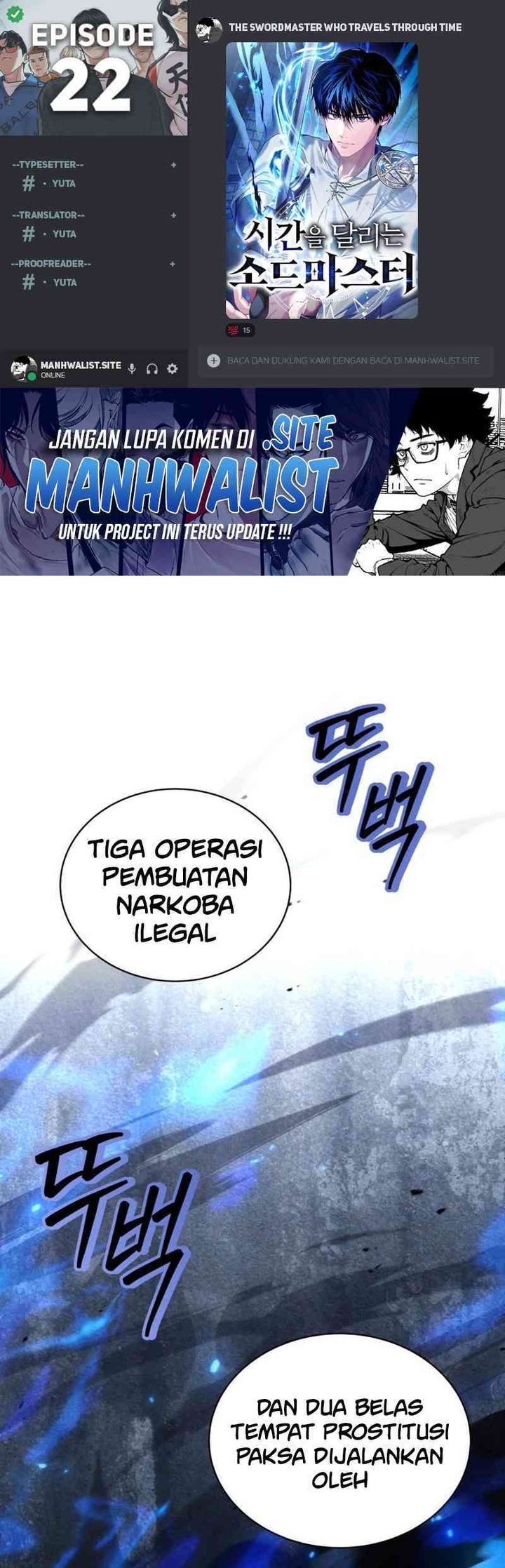 The Sword Master Who Travels Through Time Chapter 22 Bahasa Indonesia
