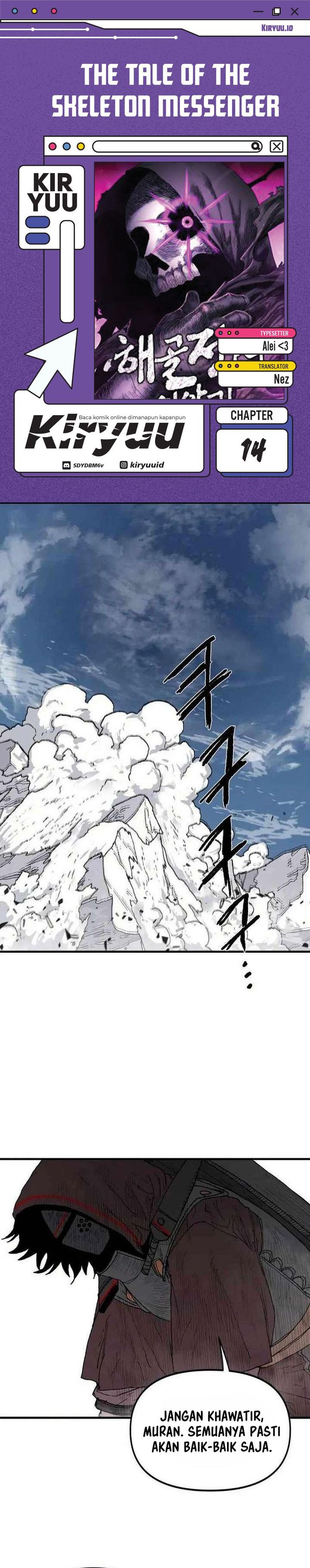 The Tale of the Skeleton Messenger Chapter 14 Bahasa Indonesia
