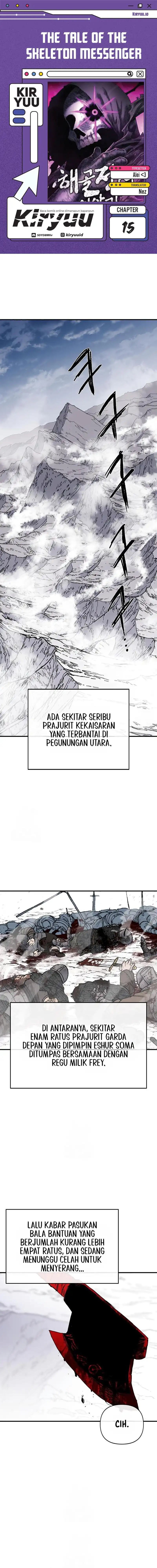The Tale of the Skeleton Messenger Chapter 15 Bahasa Indonesia