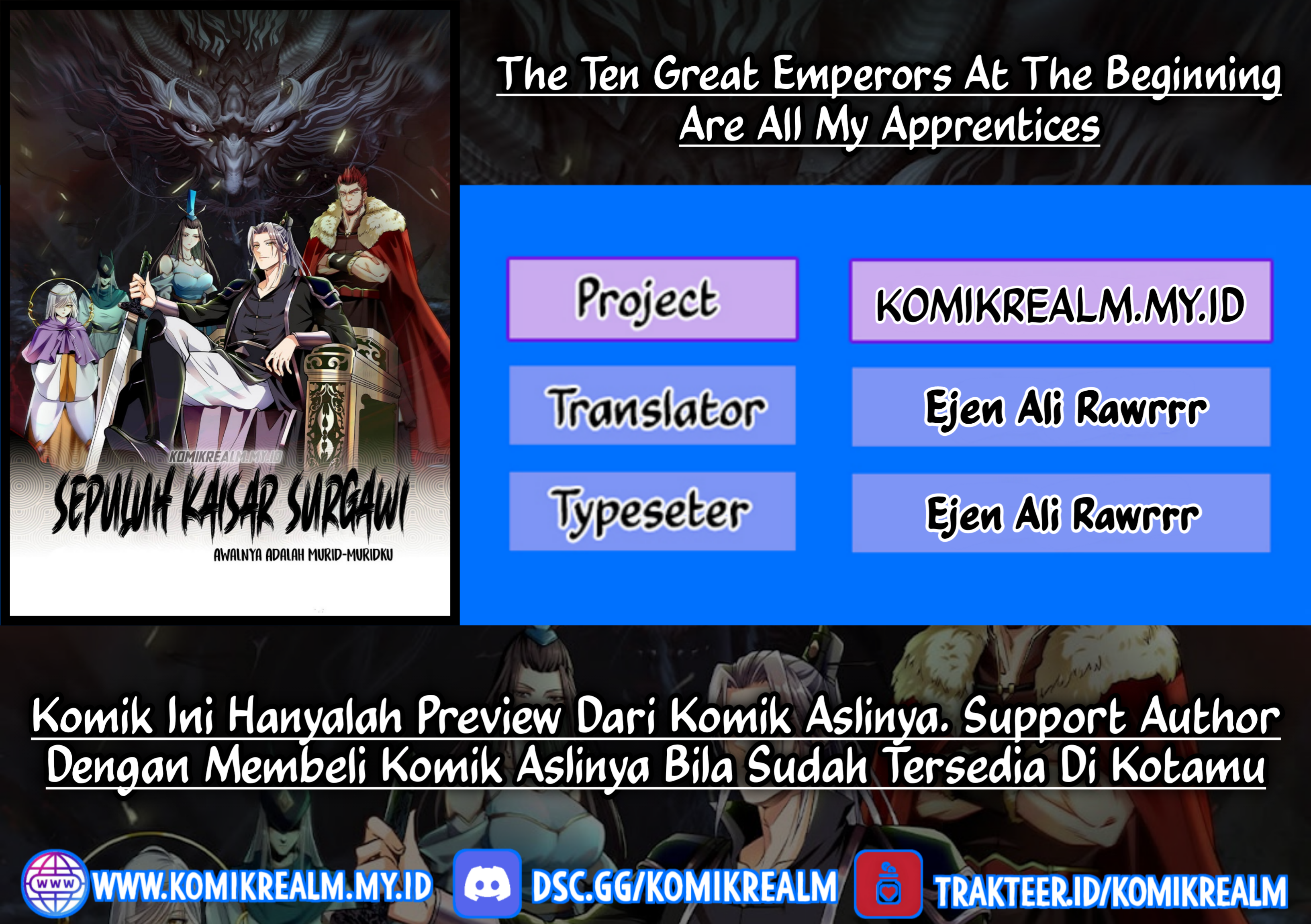 The Ten Great Emperors Are All My Disciples Chapter 24 Bahasa Indonesia