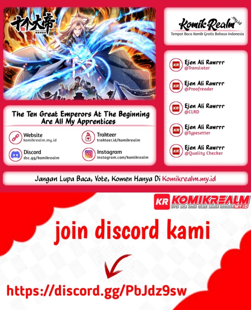 The Ten Great Emperors Are All My Disciples Chapter 165 Bahasa Indonesia