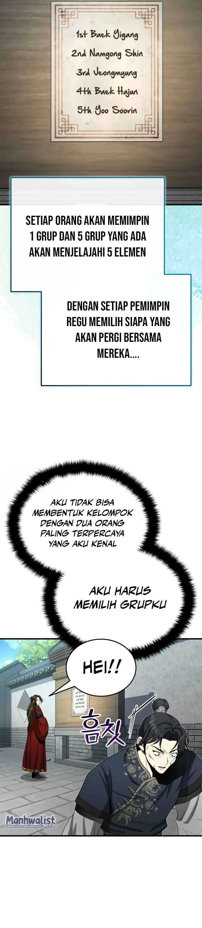 The Terminally Ill Young Master of the Baek Clan Chapter 61 Bahasa Indonesia