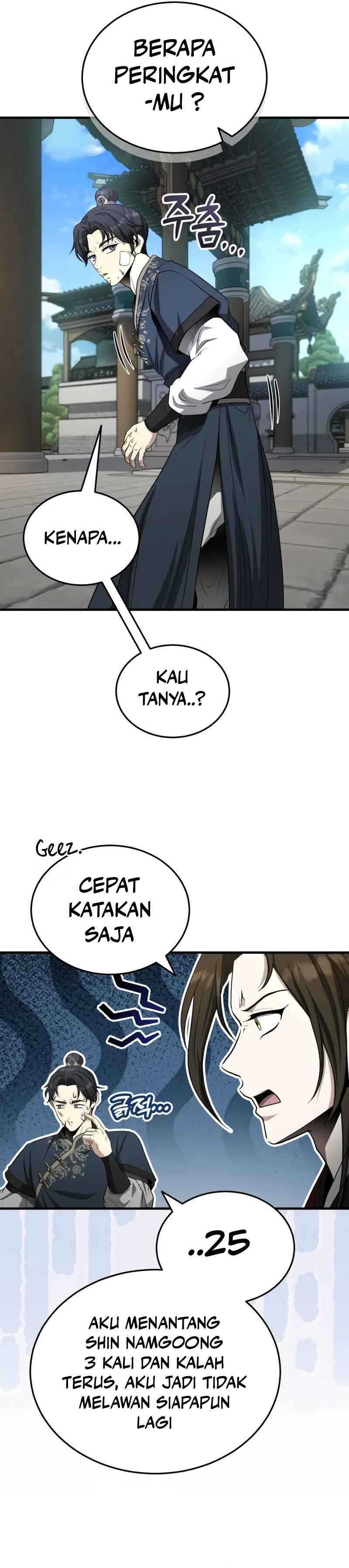 The Terminally Ill Young Master of the Baek Clan Chapter 61 Bahasa Indonesia