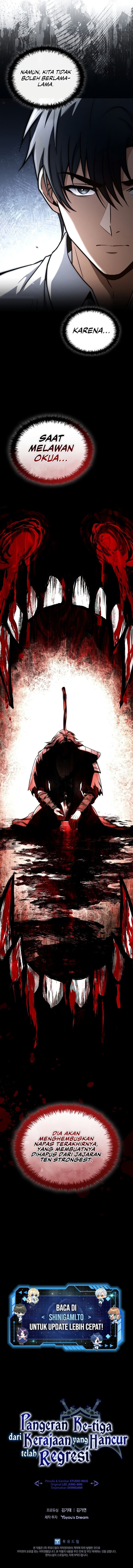 The Third Prince Of The Fallen Kingdom has Regressed Chapter 34 Bahasa Indonesia