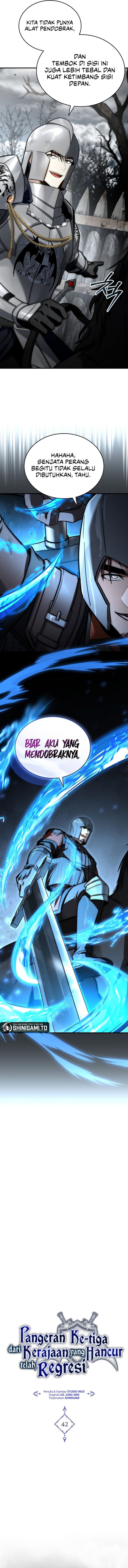 The Third Prince Of The Fallen Kingdom has Regressed Chapter 42 Bahasa Indonesia