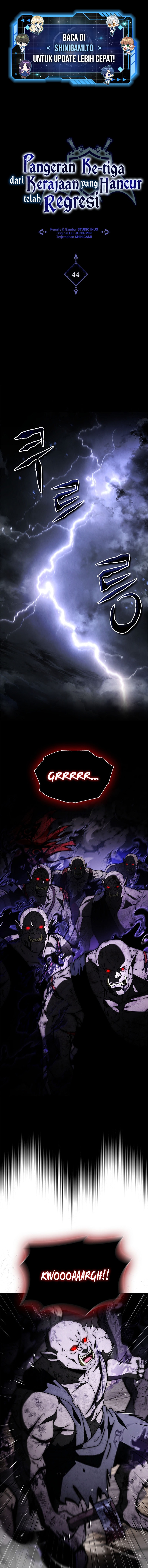 The Third Prince Of The Fallen Kingdom has Regressed Chapter 44 Bahasa Indonesia