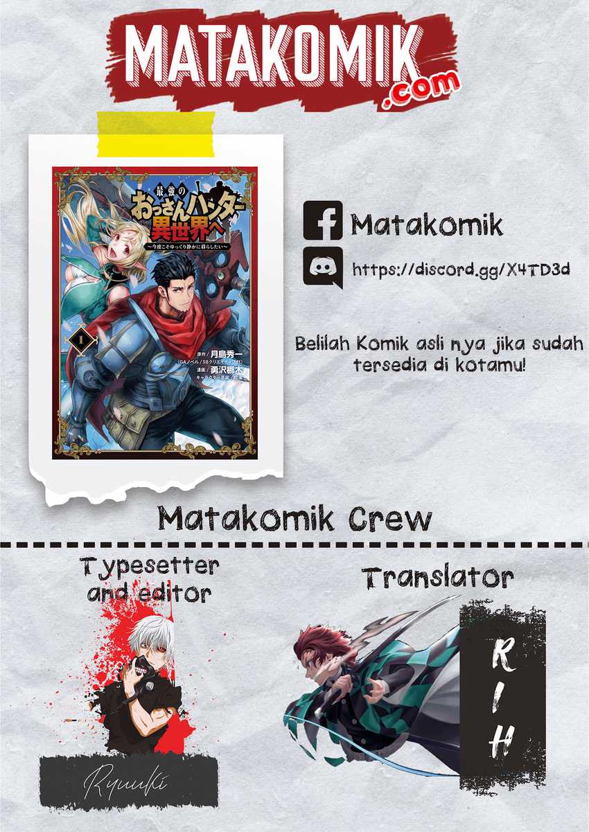 The Ultimate Middle-Aged Hunter Travels to Another World Chapter 08.4 Bahasa Indonesia