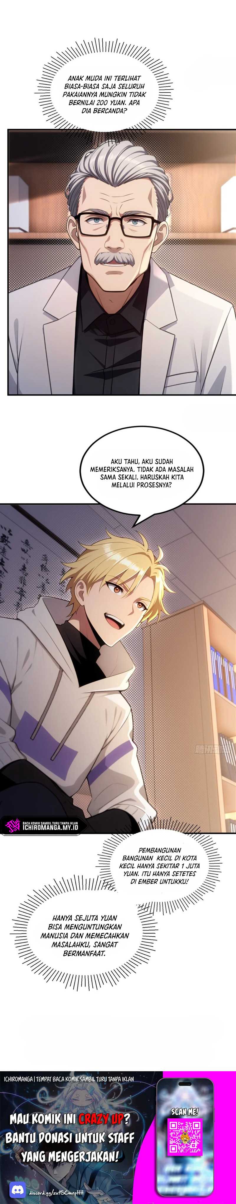 The Ultimate Wantless Godly Rich System Chapter 18 Bahasa Indonesia