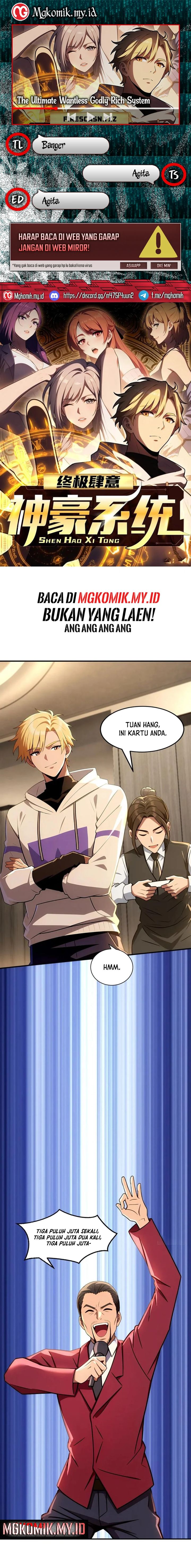 The Ultimate Wantless Godly Rich System chapter 34