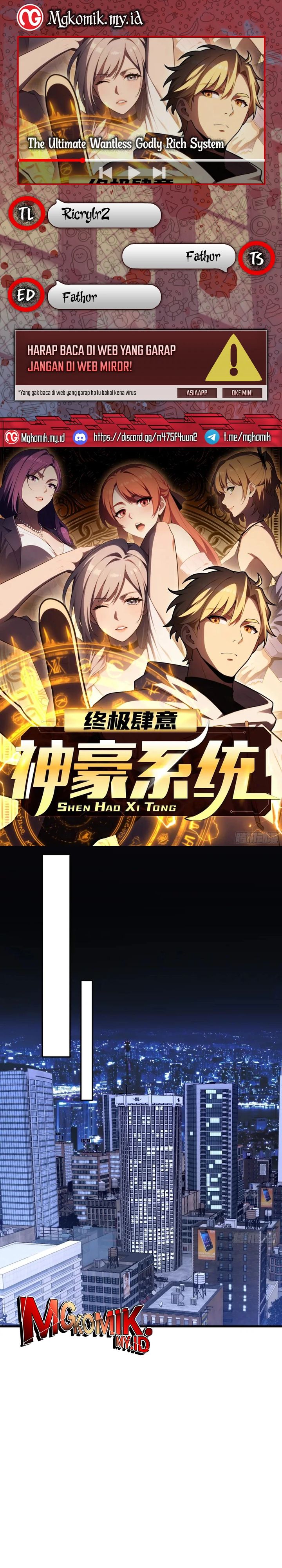 The Ultimate Wantless Godly Rich System chapter 55