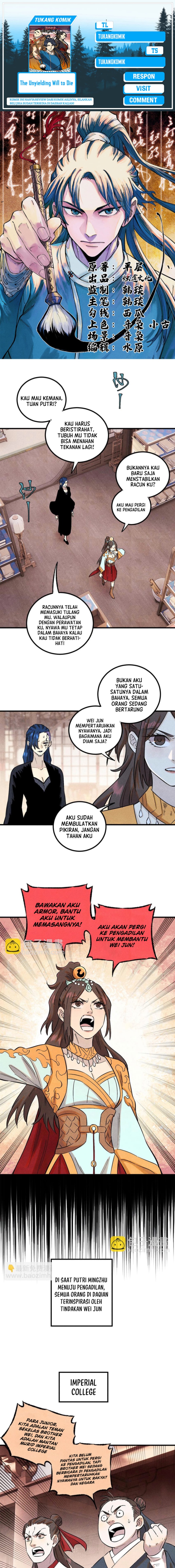 The Unyielding Will to Die Chapter 54 Bahasa Indonesia