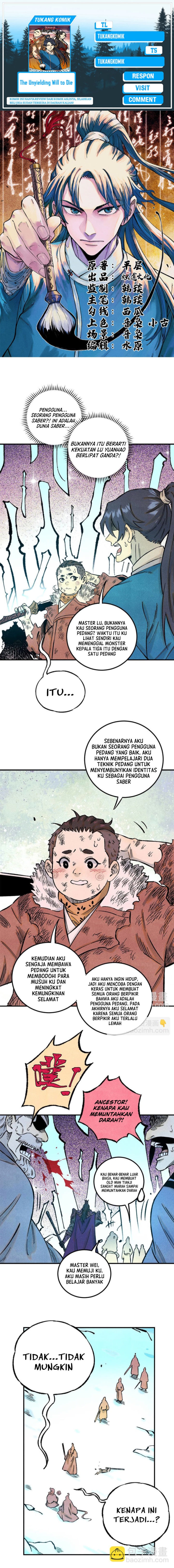 The Unyielding Will to Die Chapter 69 Bahasa Indonesia