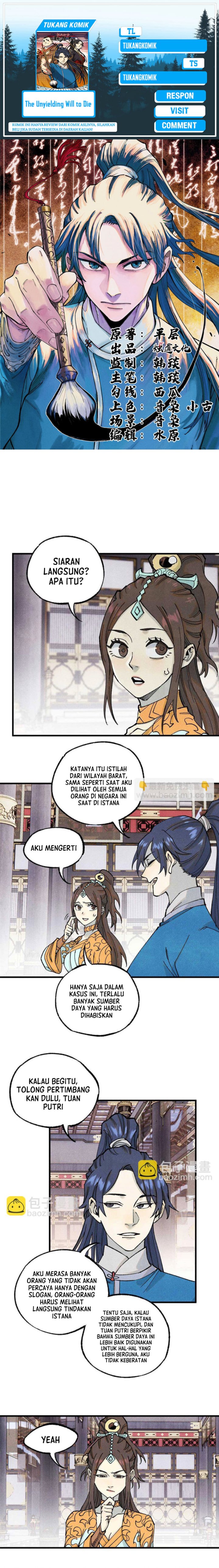 The Unyielding Will to Die Chapter 78 Bahasa Indonesia