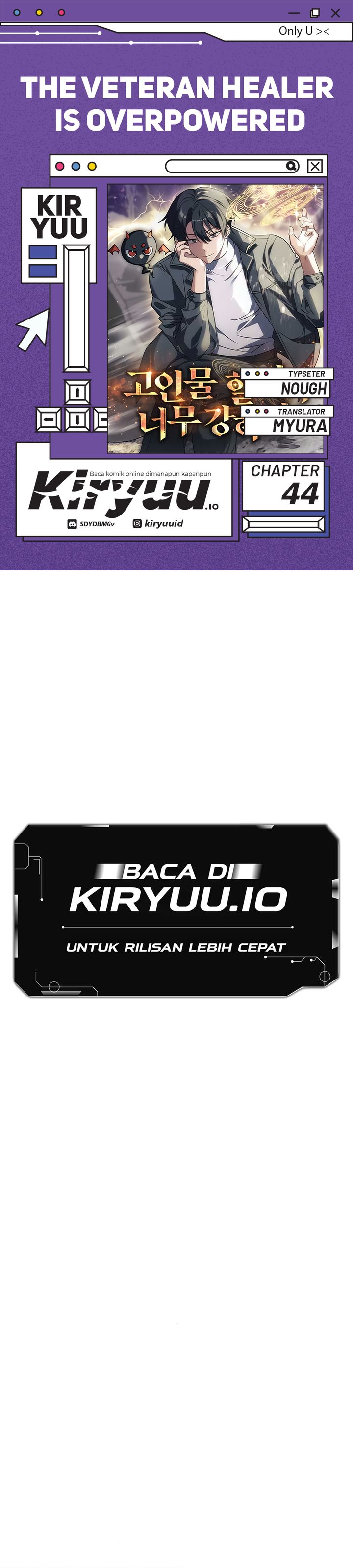 The Veteran Healer Is Overpowered Chapter 44 Bahasa Indonesia