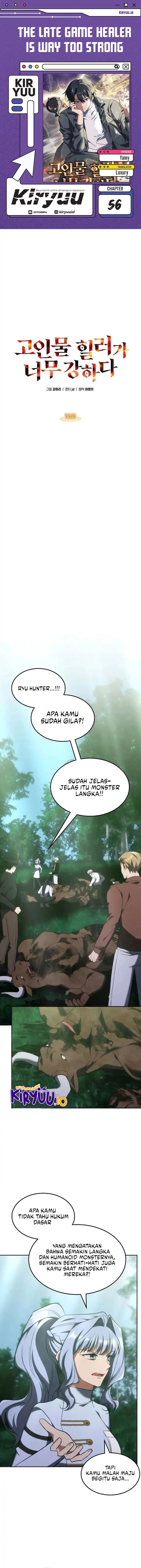 The Veteran Healer Is Overpowered Chapter 56 Bahasa Indonesia