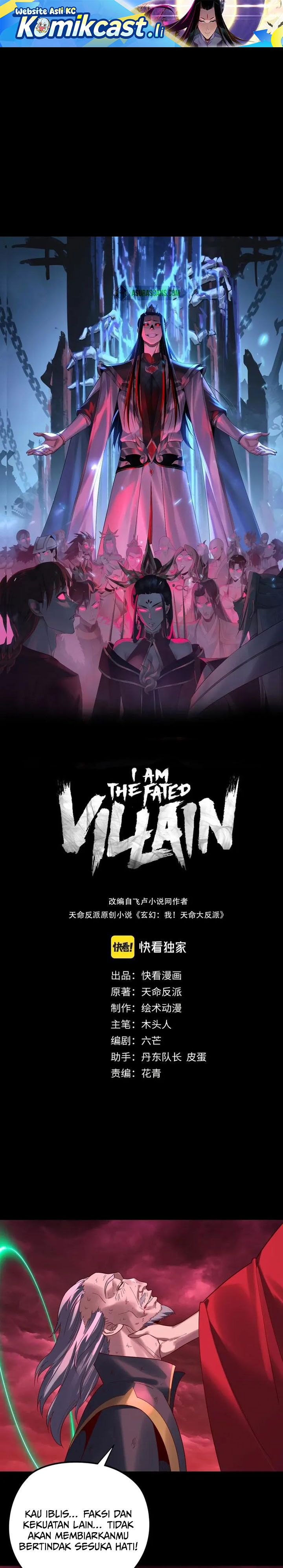 The Villain of Destiny Chapter 216 Bahasa Indonesia