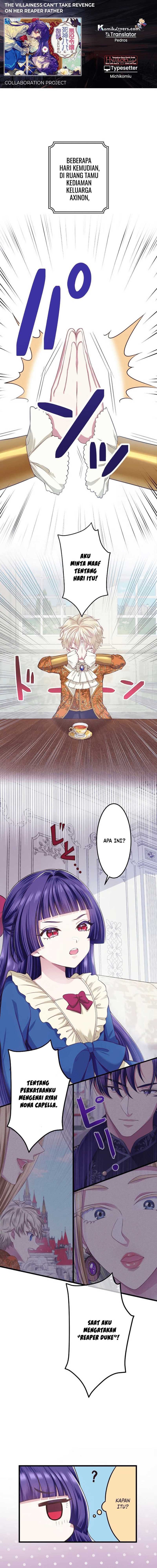 The Villainess Can’t Take Revenge on Her Reaper Father chapter 4