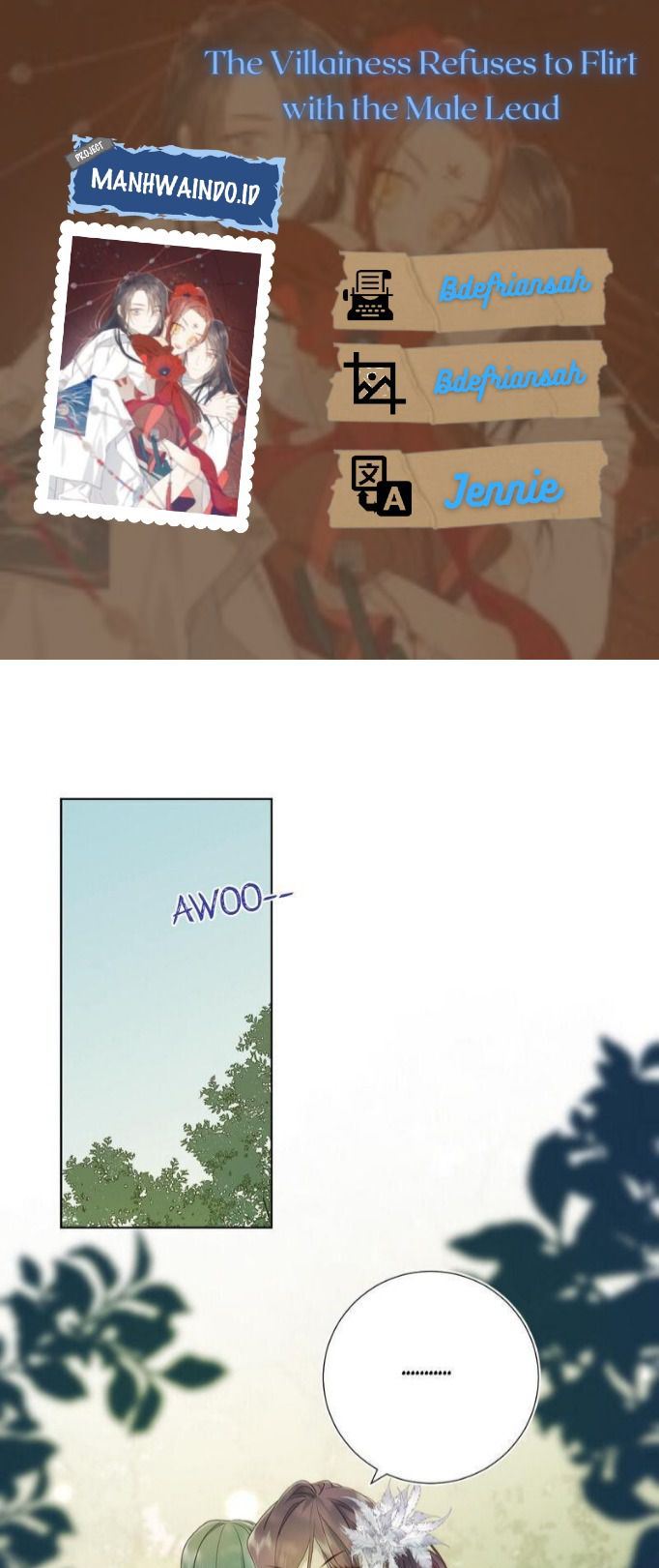 The Villainess Refuses to Flirt with the Male Lead Chapter 19 Bahasa Indonesia