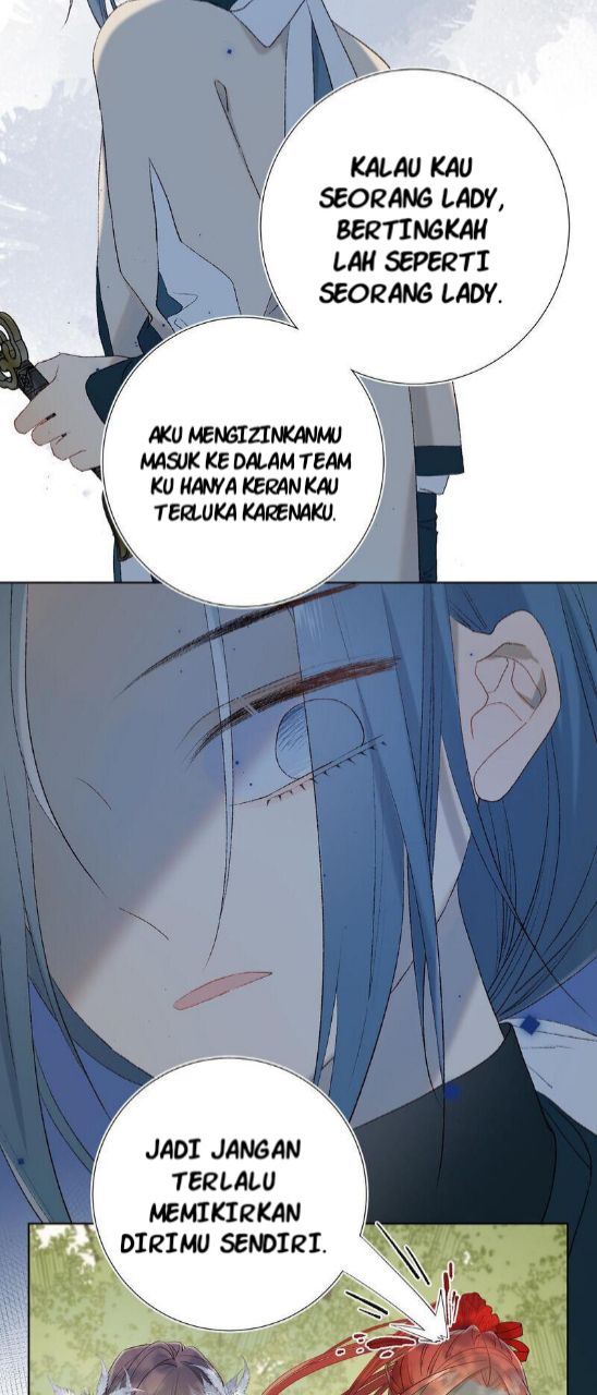 The Villainess Refuses to Flirt with the Male Lead Chapter 19 Bahasa Indonesia