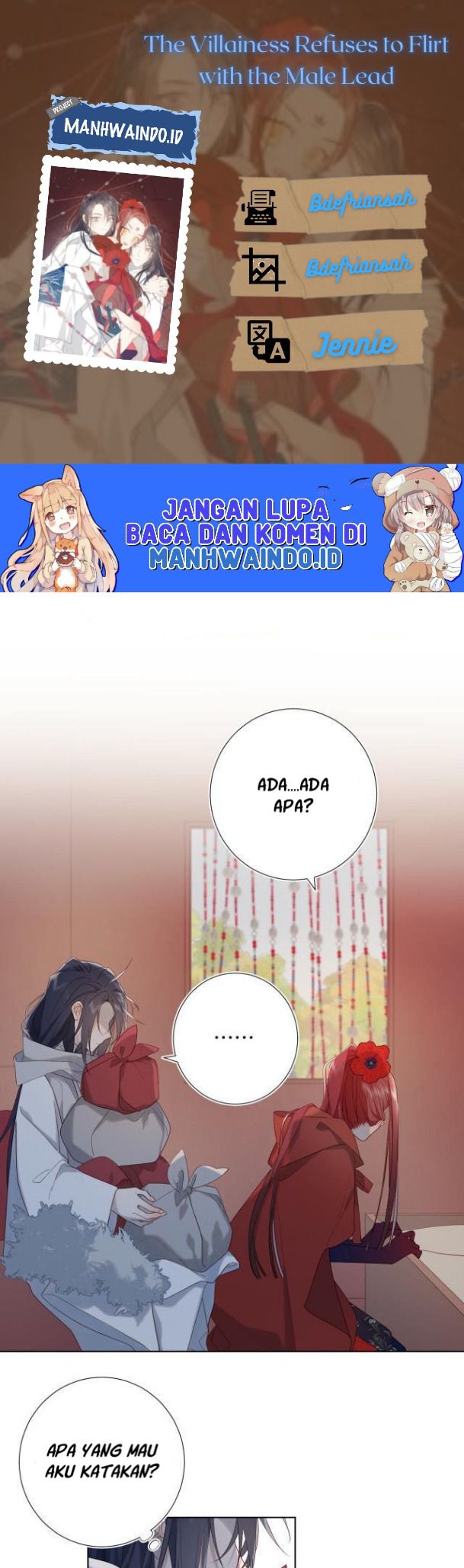 The Villainess Refuses to Flirt with the Male Lead chapter 40