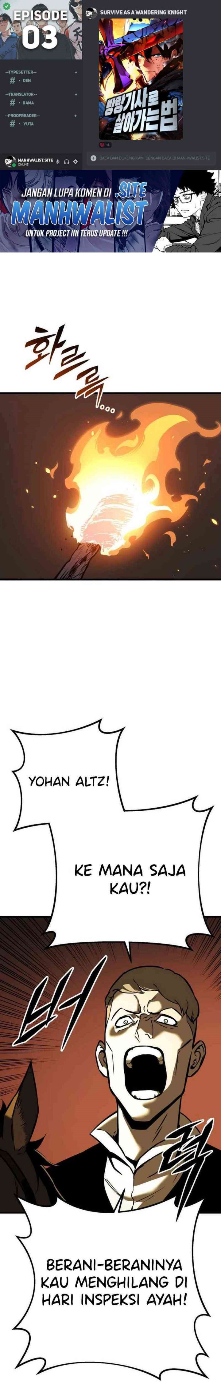 The Wandering Knight’s Survival Manual Chapter 03 Bahasa Indonesia