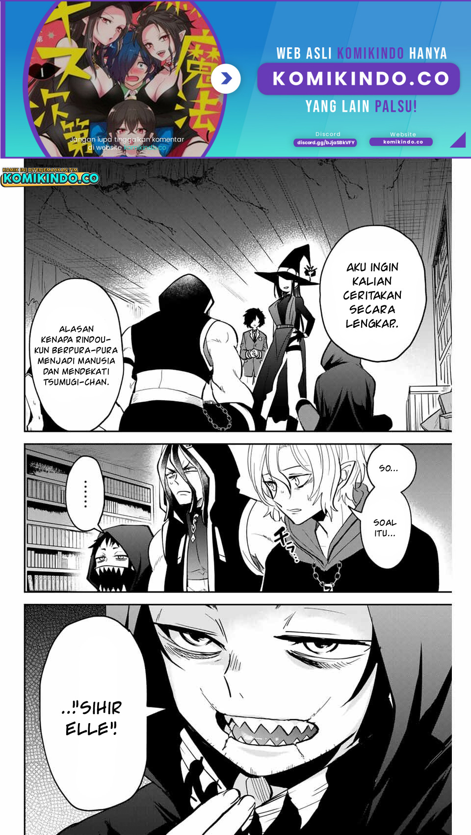 The Witch Controls Her Age and Magic With a Kiss Chapter 13 Bahasa Indonesia