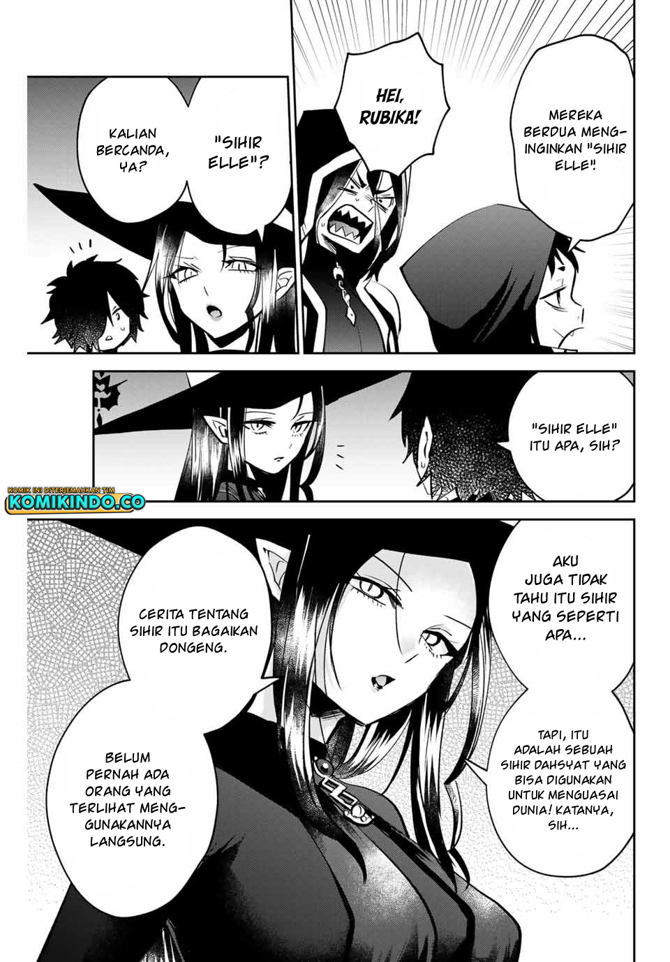 The Witch Controls Her Age and Magic With a Kiss Chapter 13 Bahasa Indonesia