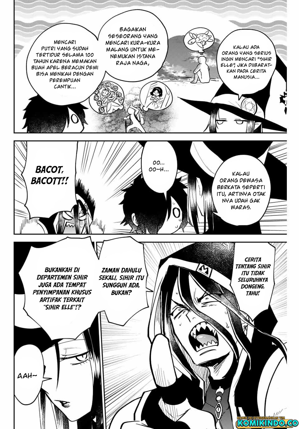 The Witch Controls Her Age and Magic With a Kiss Chapter 13 Bahasa Indonesia