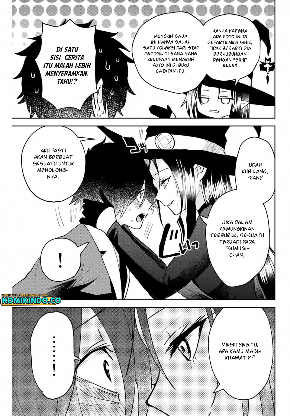 The Witch Controls Her Age and Magic With a Kiss Chapter 13 Bahasa Indonesia