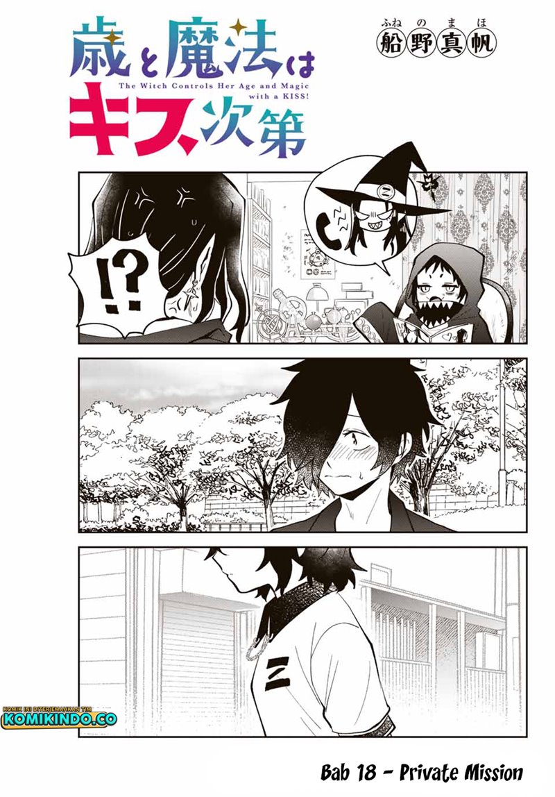 The Witch Controls Her Age and Magic With a Kiss Chapter 18 Bahasa Indonesia