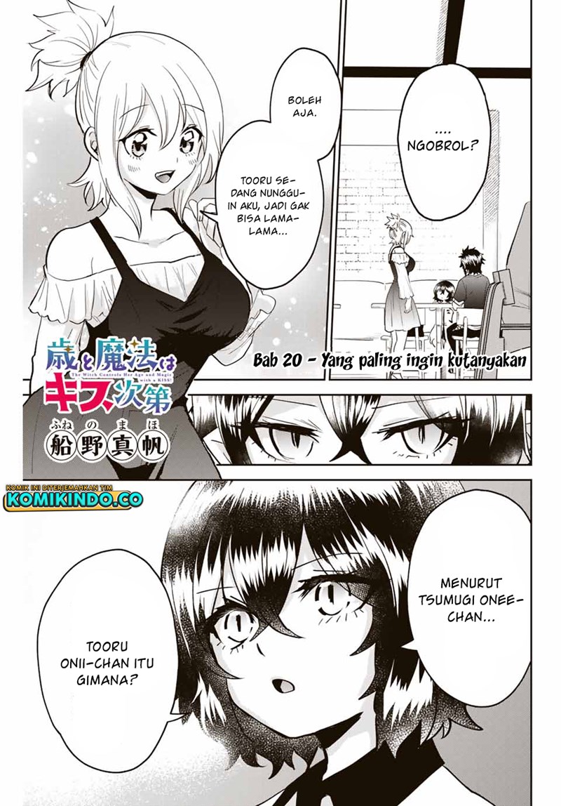 The Witch Controls Her Age and Magic With a Kiss Chapter 20 Bahasa Indonesia