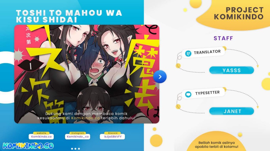 The Witch Controls Her Age and Magic With a Kiss Chapter 32 Bahasa Indonesia